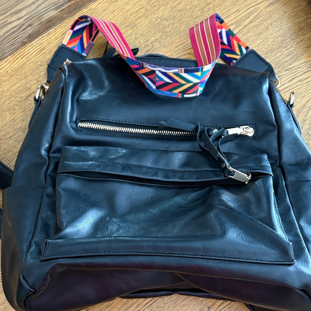 Black backpack